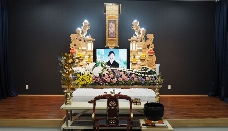 田中葬祭 和ホール祭壇